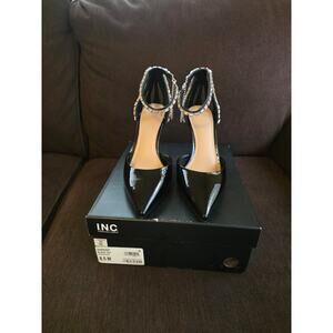 INC Black Gem Embellished Pumps - New with Box